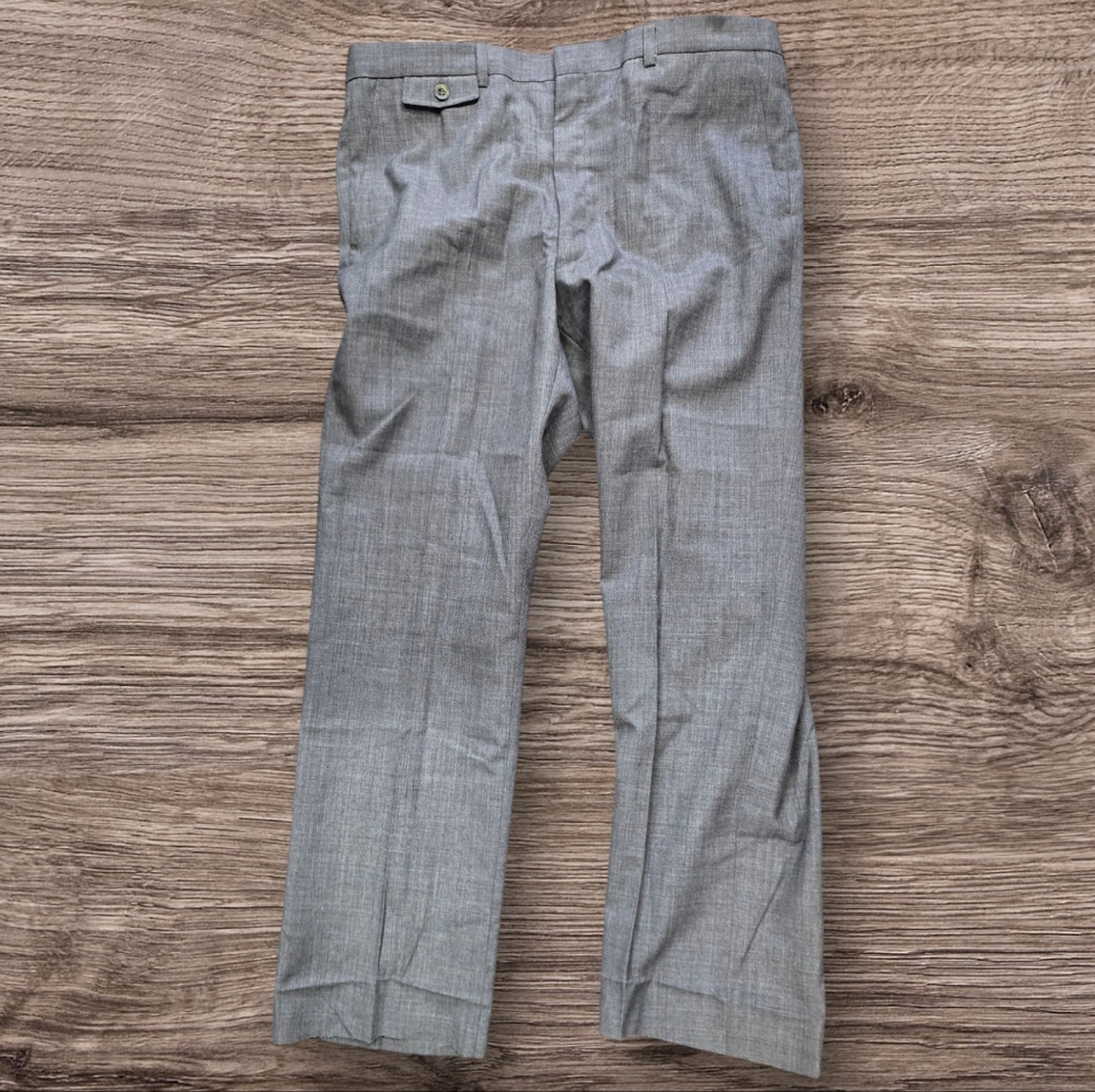 Vintage Cortefiel Gray Dress Pants Raw Edge Made in Hungary